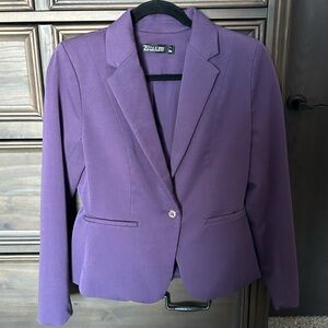 7th Avenue New York & Company Purple Blazer